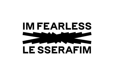 im fearless le sserafim logo